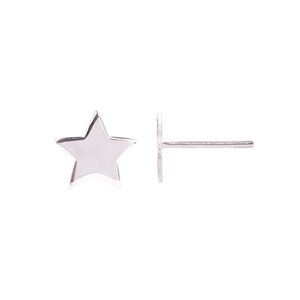 Aretes Mini Estrella Plata