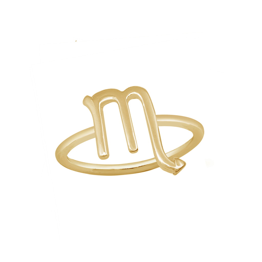 Anillo Scorpio Dorado