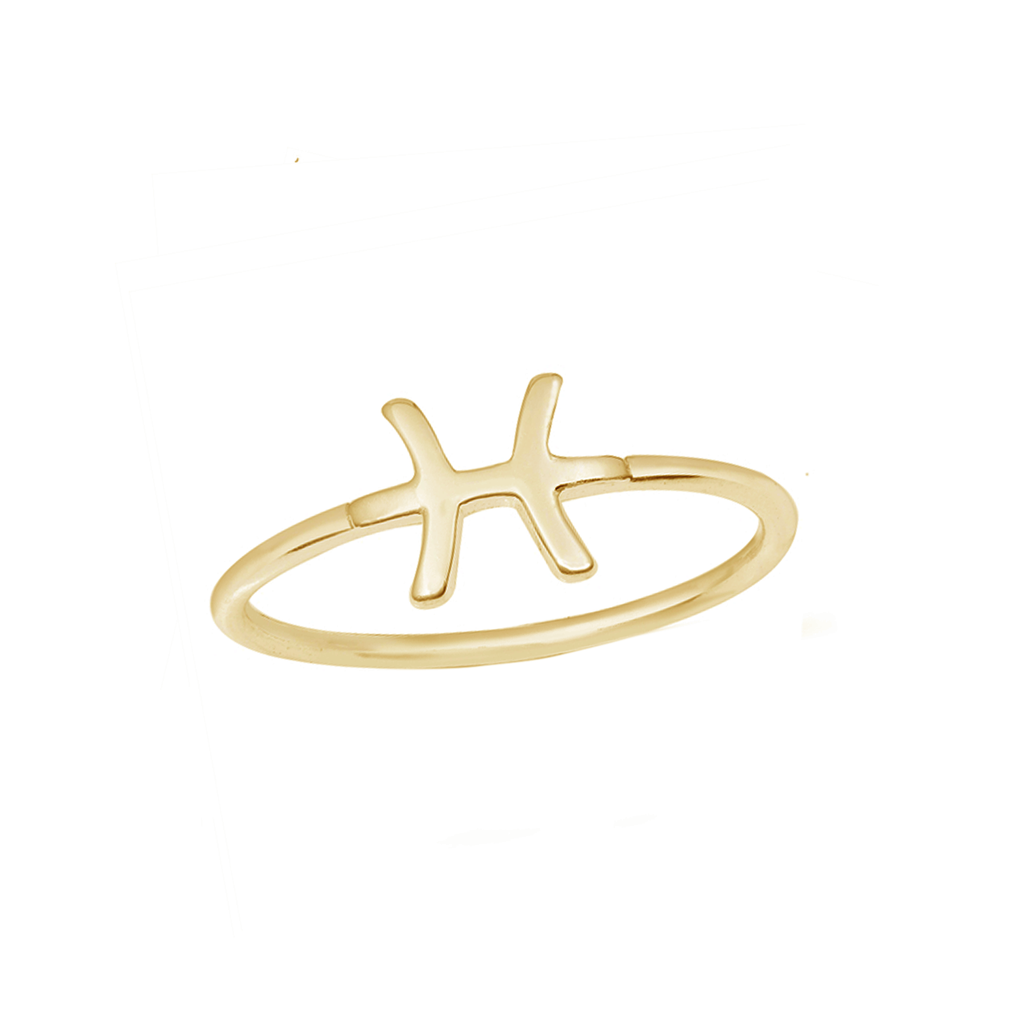 Anillo Pisces Dorado