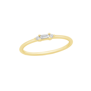 Anillo Dot Dash Dorado