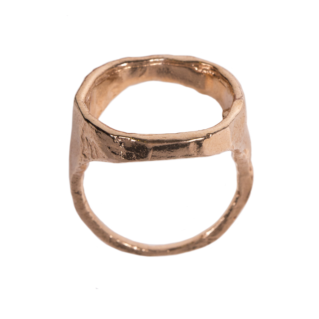 Anillo Circular Oro Rosa