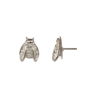 Aretes Abeja Plata